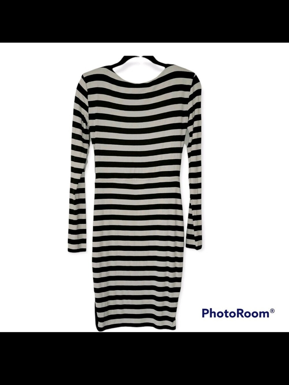 Bailey 44 Disco Inferno Black And White Striped Glam Dress Size Small NWT - Picture 3 of 6